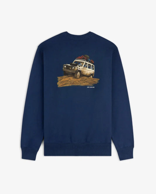 Aime Leon Dore Safari Crewneck Sweatshirt Navy
