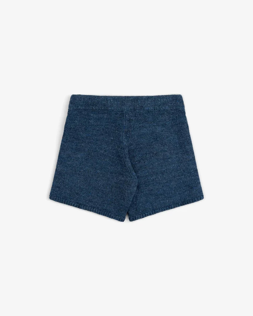 Aime Leon Dore Linen Knit Drawstring Short Indigo Women's