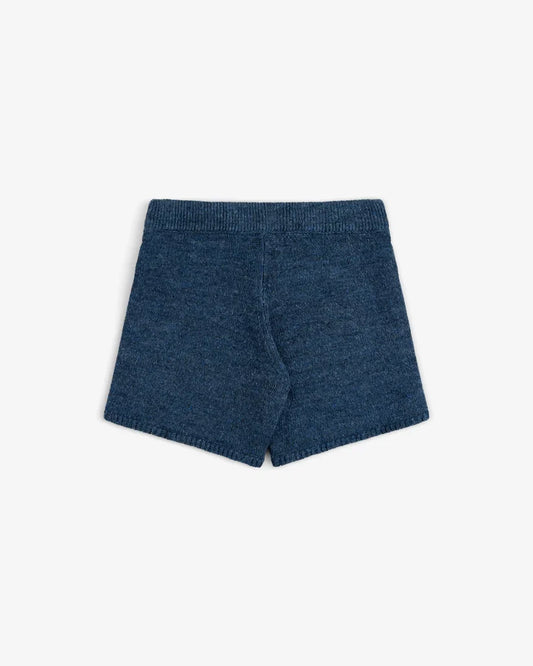 Aime Leon Dore Linen Knit Drawstring Short Indigo Women's