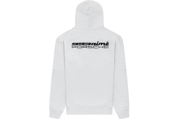 Aime Leon Dore x Porsche 993 Turbo Racing Hoodie Silver Mix