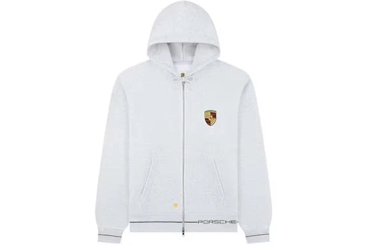 Aime Leon Dore x Porsche Grey Full Zip Hoodie