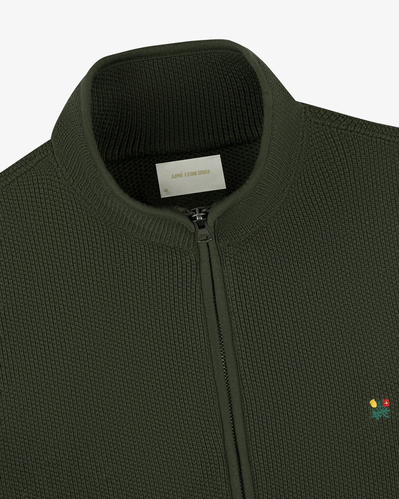 Aime Leon Dore Crest Piqué Half-Zip Pullover Rosin
