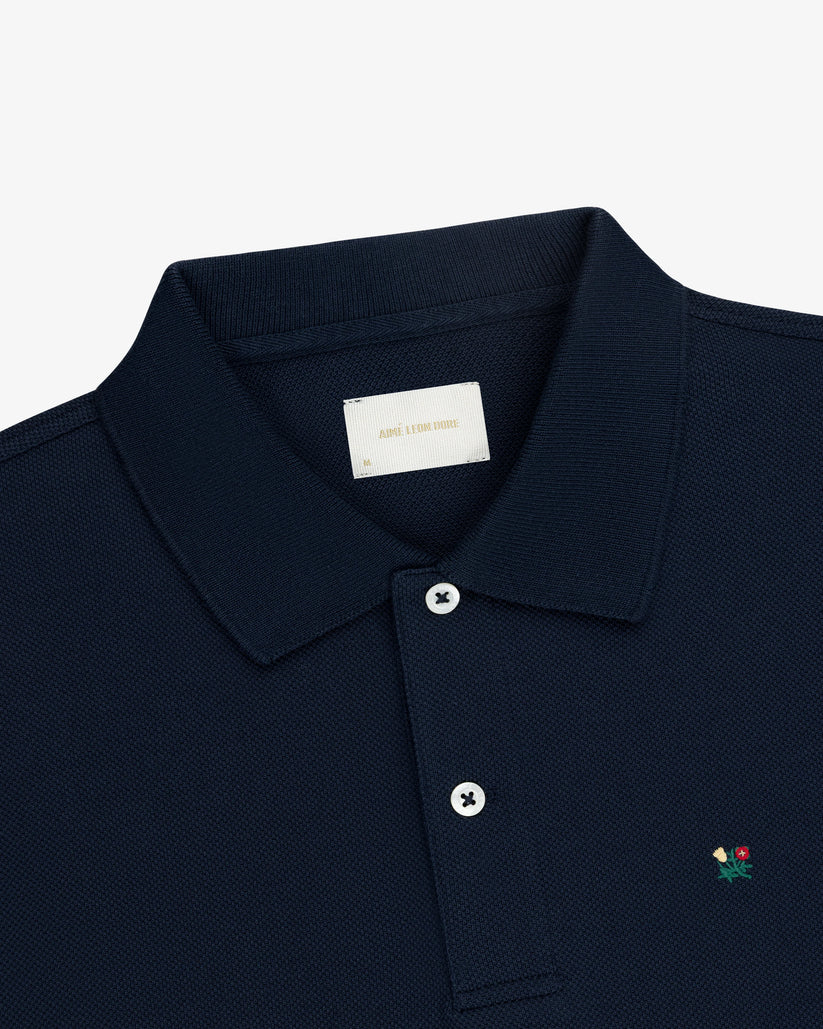 Aime Leon Dore Crest Piqué Polo