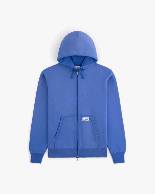 Aime Leon Dore Sun Faded Full-Zip Hoodie Blue