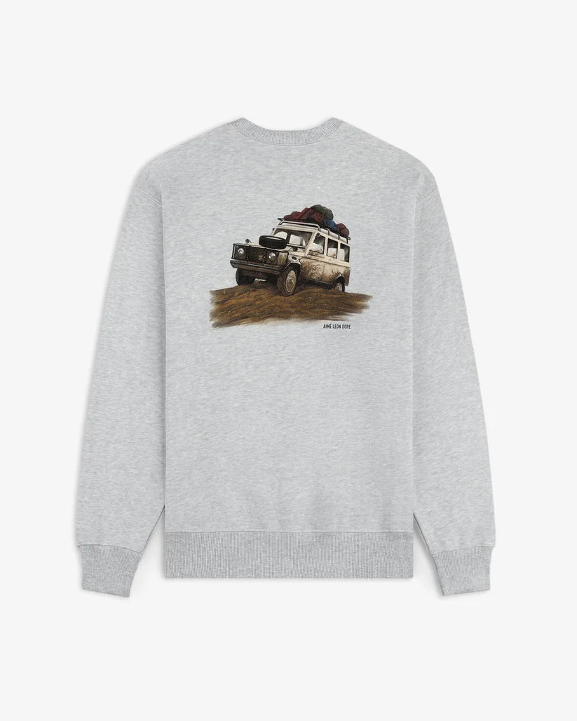 Aime Leon Dore Safari Crewneck Sweatshirt Silver