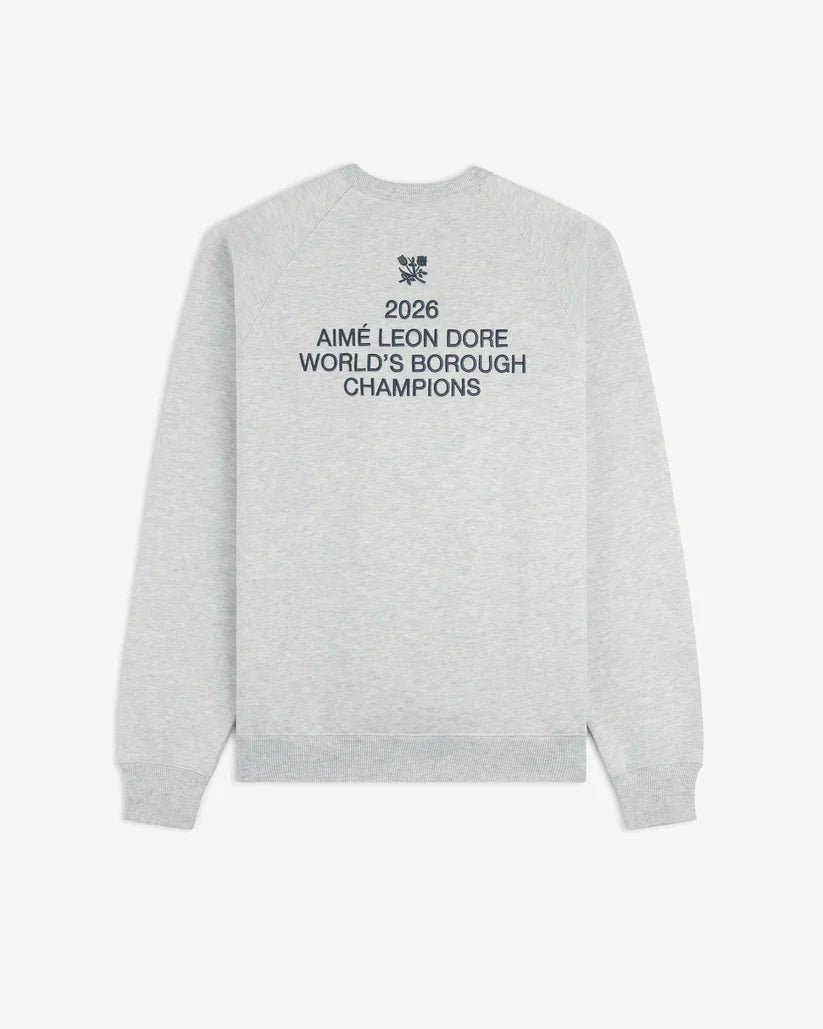 ALD / Technics World Champions Crewneck Silver