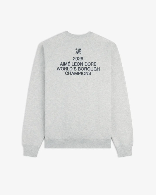 ALD / Technics World Champions Crewneck Silver