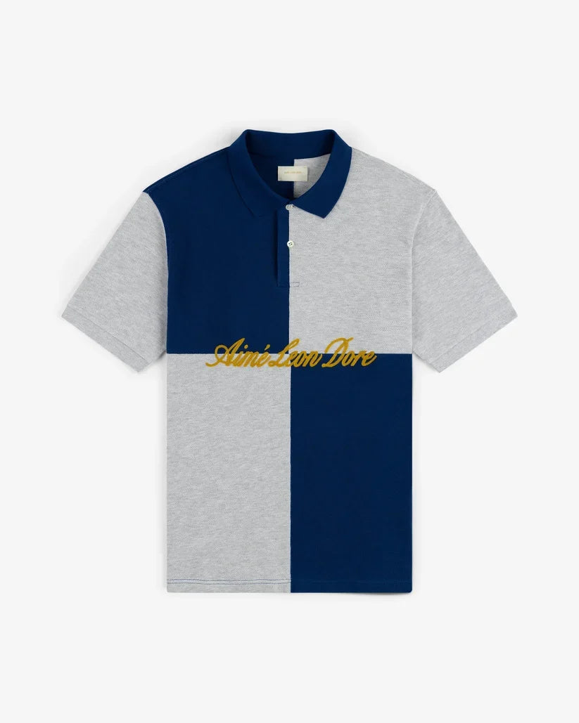 Aime Leon DoreColor Blocked Pique Polo
