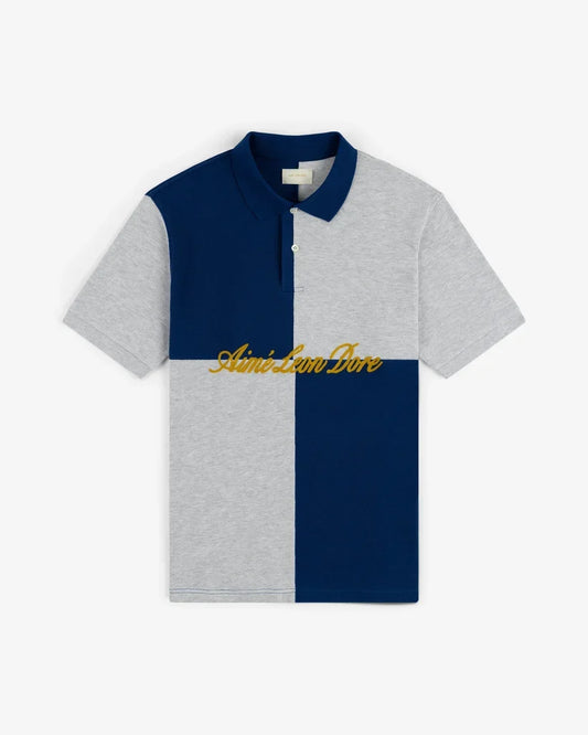 Aime Leon DoreColor Blocked Pique Polo