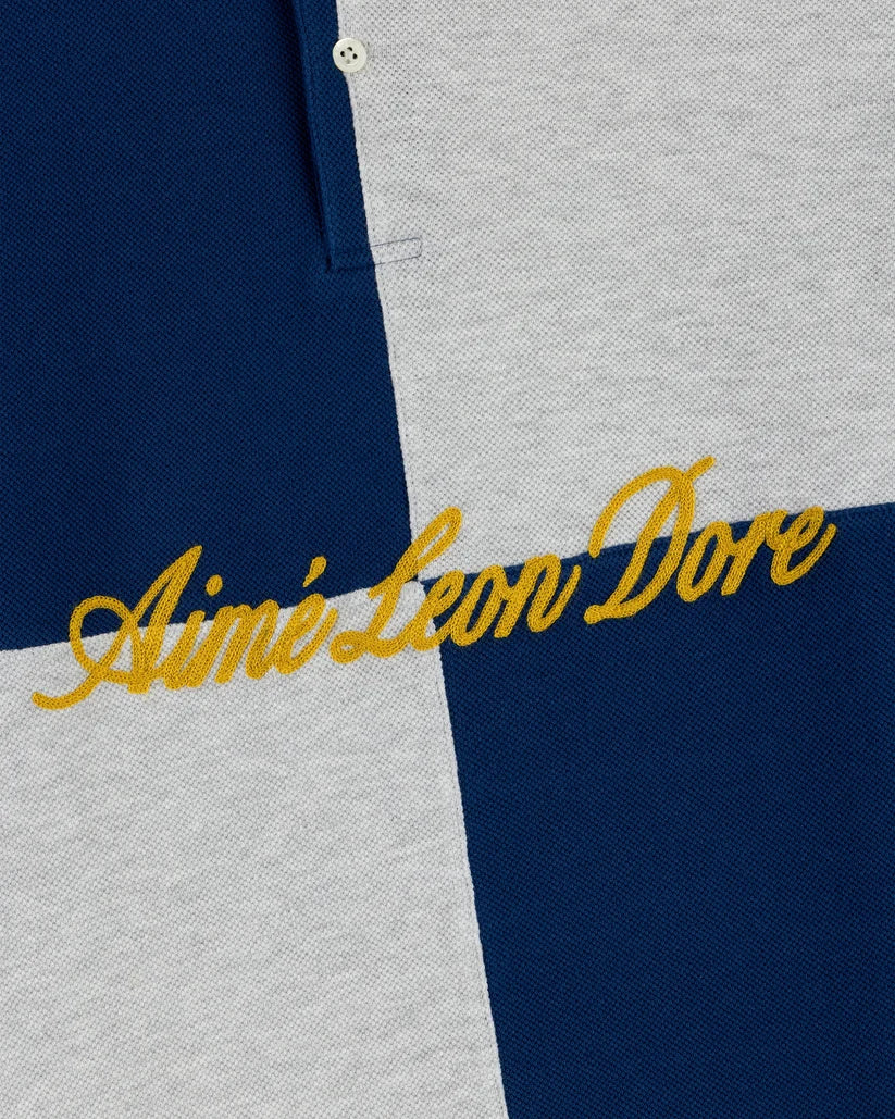 Aime Leon DoreColor Blocked Pique Polo