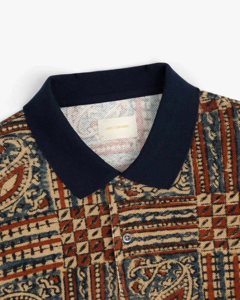 Aime Leon Dore Paisley Printed Piqué Polo