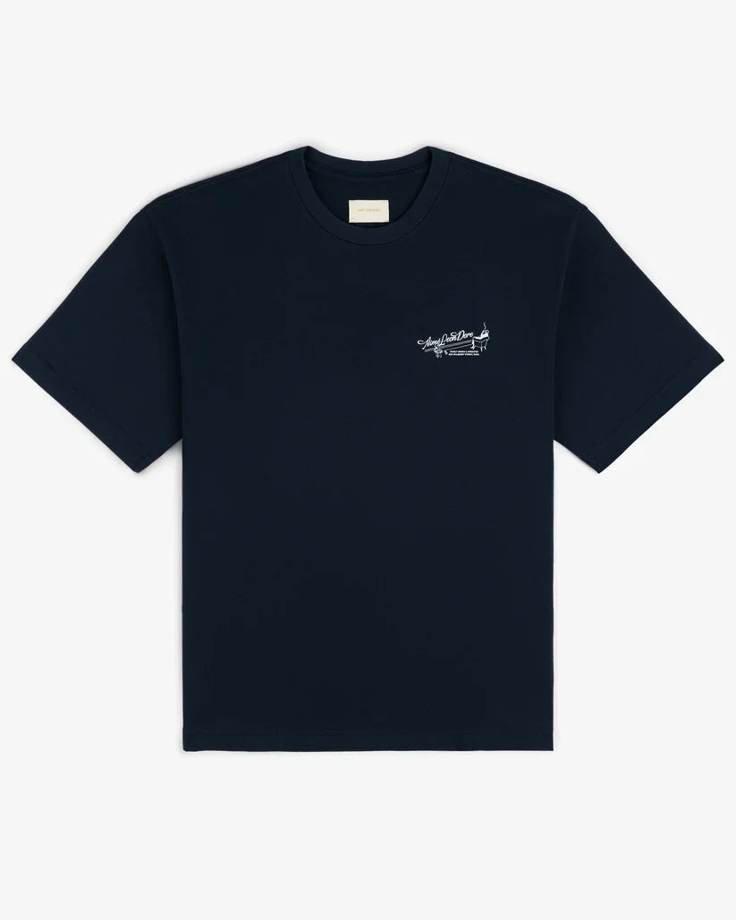 Aime Leon Dore Pappoús Logo Tee Navy