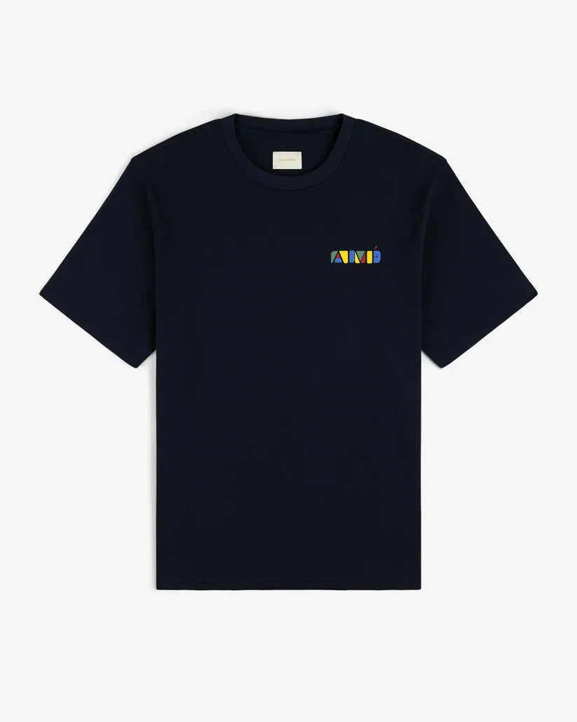 Aime Leon Dore Stacked Logo Tee Black