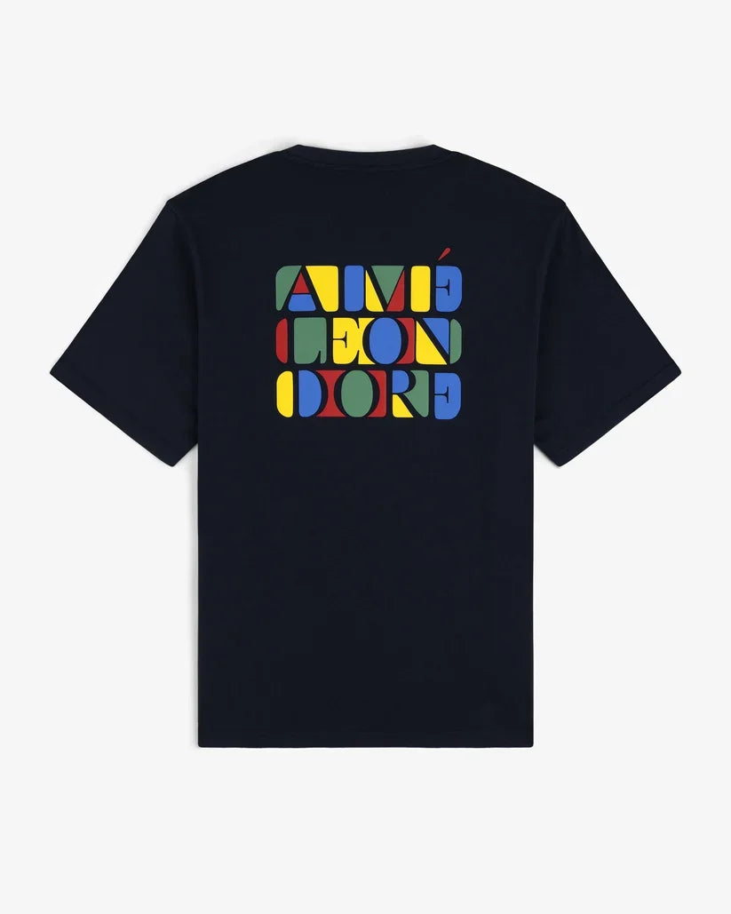 Aime Leon Dore Stacked Logo Tee Black