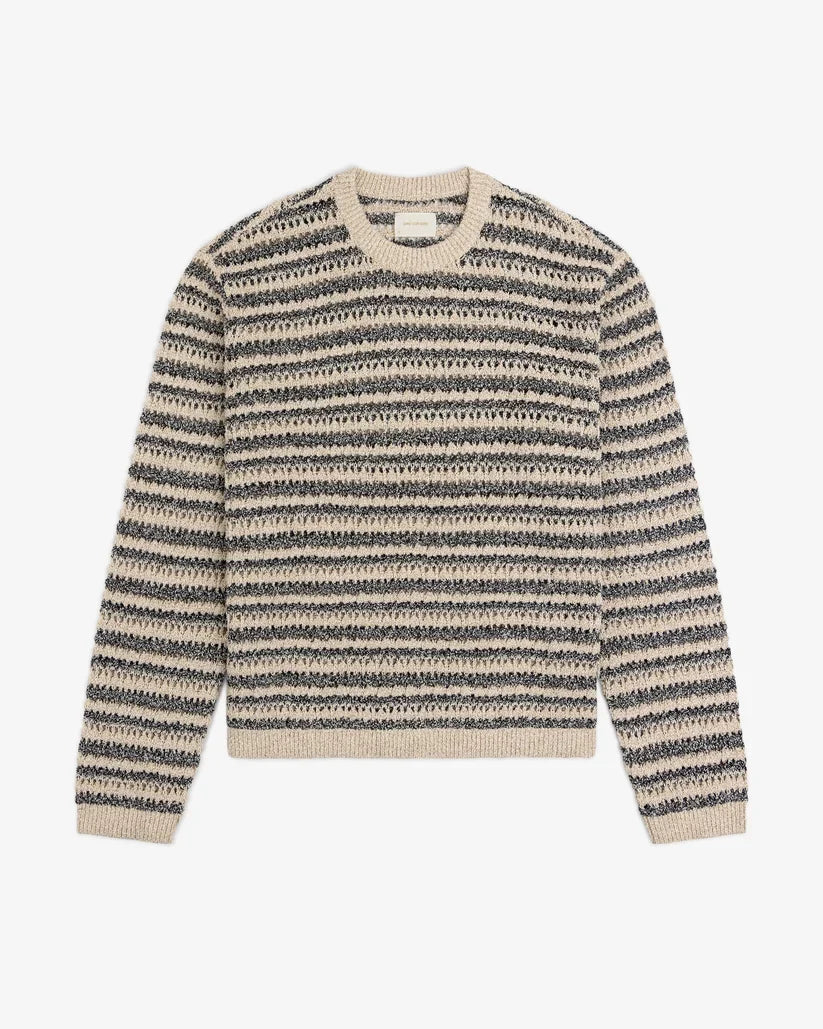 Aime Leon Dore Bouclé Open Knit Crewneck Sweater