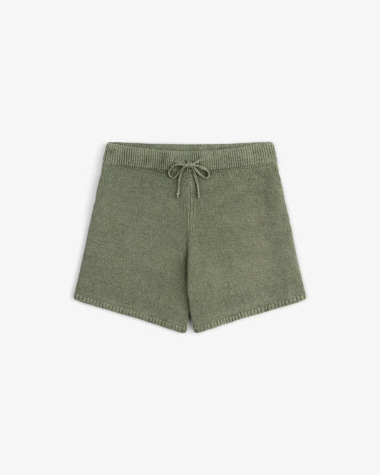 Aime Leon Dore Linen Knit Drawstring Short Laurel oak Women's
