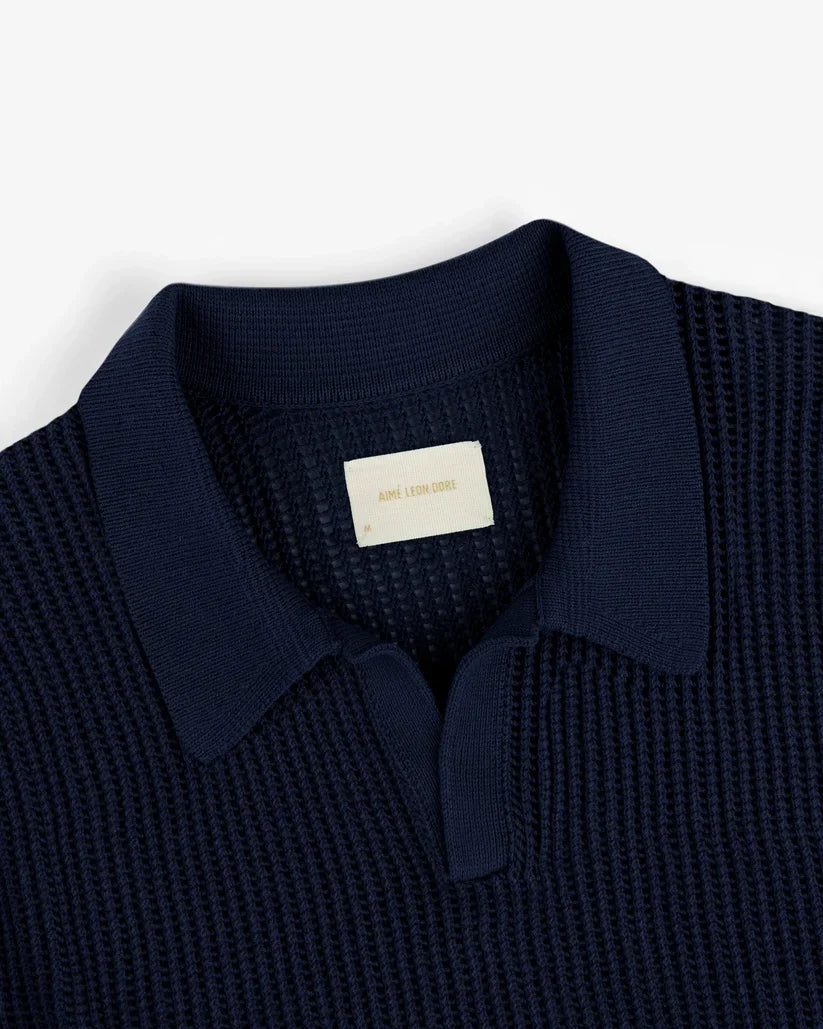 Aime Leon Dore Mesh Knit Polo