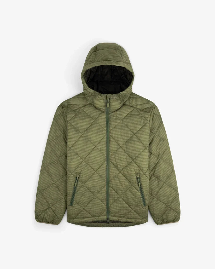 Aime Leon Dore Nylon Quilted Unisphere Jacket Sage