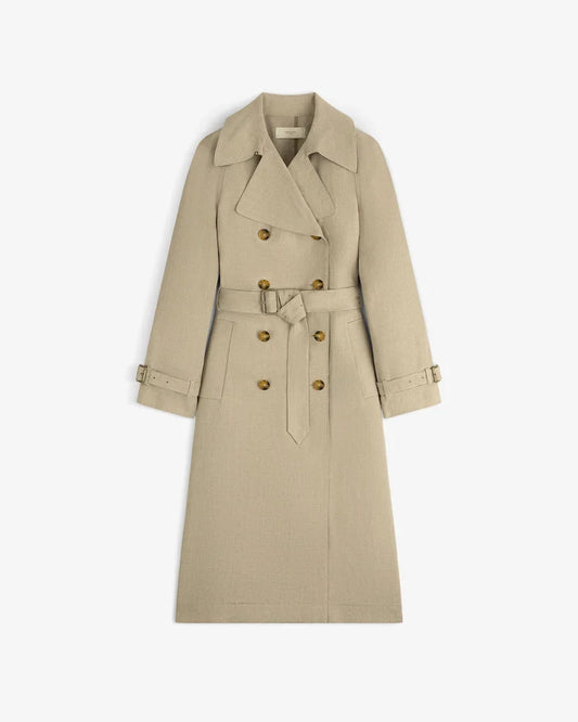 Aime Leon Dore Linen Trench Coat Women's