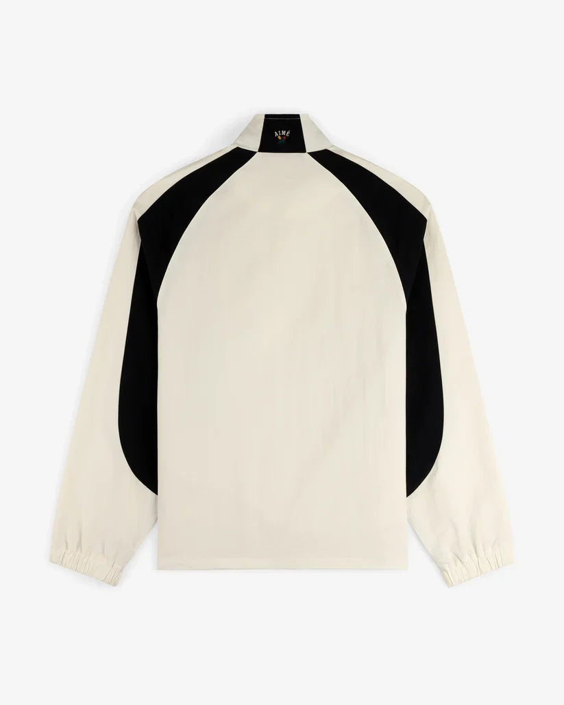 Aime Leon Dore Crest Nylon Half-Zip Pullover Coconut Milk