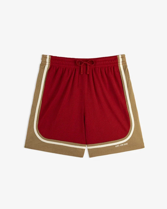 Aime Leon Dore Colorblock Court Short Barbados cherry