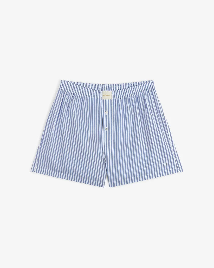 Aime Leon Dore Striped Boxer Short Blue Women's