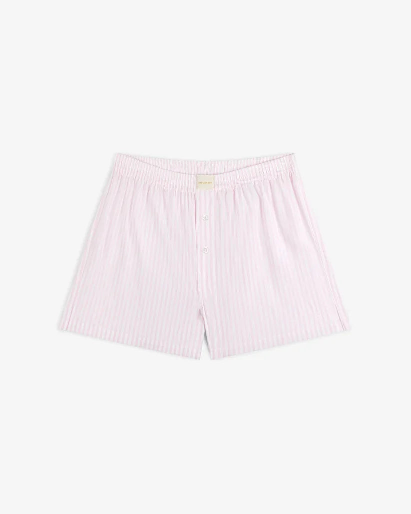 Aime Leon Dore Striped Boxer Short Pink Women's