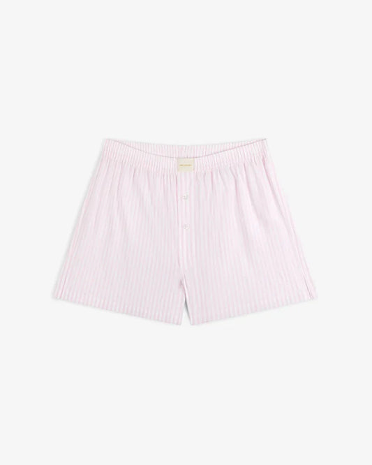 Aime Leon Dore Striped Boxer Short Pink Women's